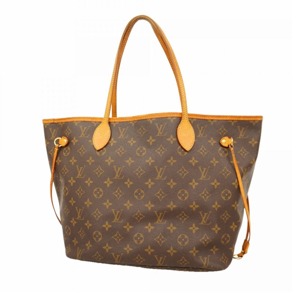LOUIS VUITTON Brown Monogram Neverfull MM Tote Bag - Picture 1 of 12